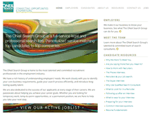 Tablet Screenshot of oneilsearch.com